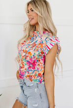 Abstract Floral Top