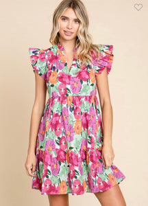 Floral Baby Doll Dress