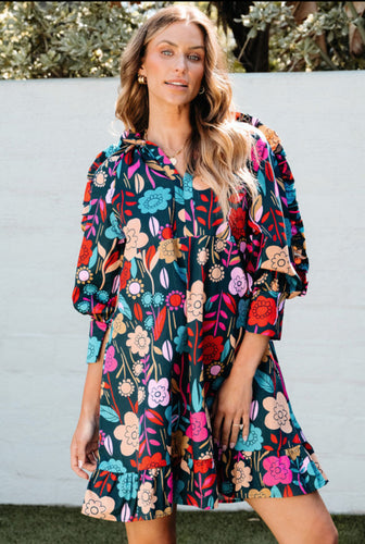 Funky Floral Dress